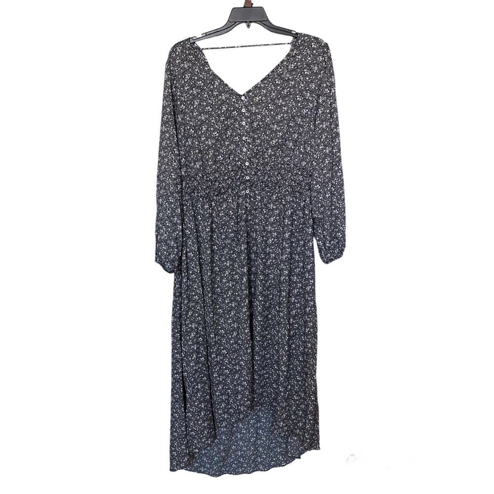 NWT Lola Grace Black & White High Low Dress - 2X prairie